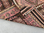 Handmade Afghan Kilim Rug 251 x 156 cm Wool Rug Turkish Style Kilim
