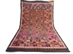 Blush Afghan Kilim Rug – 300 x 200 cm | Vintage Handwoven Geometric Wool Rug