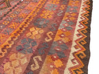 Nomad Heritage Afghan Kilim Rug – 260 x 202 cm | Vintage Handwoven Wool Flatweave