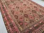 Oversized Afghan Kilim Rug 401x254cm | Handmade Wool Flatweave Tribal Carpet