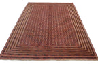 Afghan Mashwani Rug – 212 x 265 cm | Hand-Spun Ghazni Wool & Natural Dyes