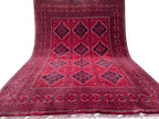 Traditional Afghan Turkoman Rug – 8.1 x 5.8 ft | Handmade 100% Wool Tribal Rug