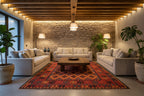 Sunset Afghan Kilim Rug – 200 x 300 cm | Handwoven Tribal Wool Carpet