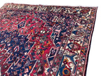 Antique Afghan Caucasian Medallion Rug – 304 x 380 cm | 1960s Hand-Knotted Wool