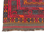 Grand Afghan Kilim Rug – 401 x 254 cm | Extra Large Handwoven Tribal Wool Rug