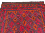 Grand Afghan Kilim Rug – 401 x 254 cm | Extra Large Handwoven Tribal Wool Rug