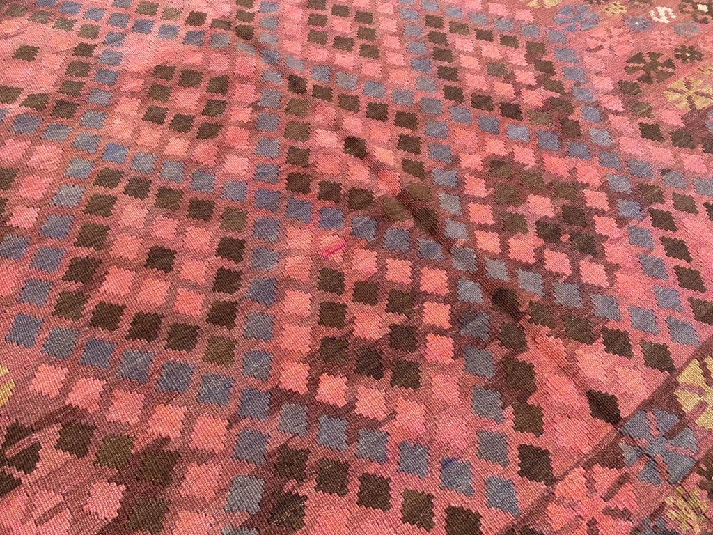 Heritage Afghan Kilim Rug – 200 x 300 cm | Vintage Handwoven Diamond Wool Rug