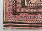 Handmade Afghan Kilim Rug 251 x 156 cm Wool Rug Turkish Style Kilim