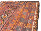 Nomad Heritage Afghan Kilim Rug – 260 x 202 cm | Vintage Handwoven Wool Flatweave