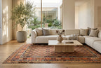 Handmade Afghan Kilim Rug – 200 x 300 cm | Terracotta Geometric Wool Flatweave | Large Tribal Area Rug