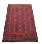 Grand Afghan Kilim Rug – 401 x 254 cm | Extra Large Handwoven Tribal Wool Rug