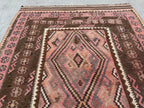 Handmade Afghan Kilim Rug 251 x 156 cm Wool Rug Turkish Style Kilim