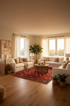 Sunset Afghan Kilim Rug – 200 x 300 cm | Handwoven Tribal Wool Carpet