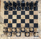 Handmade Marble Chess Set Luxury Stone Chess Board 30cm 40cm Gift Set Australia