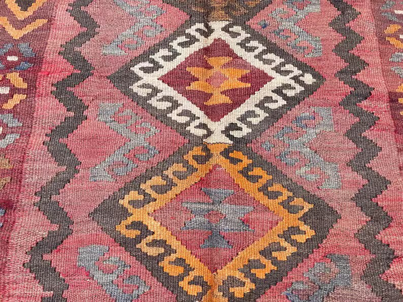 Nomad Heritage Afghan Kilim Rug – 260 x 202 cm | Vintage Handwoven Wool Flatweave