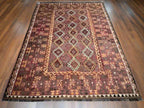 Handmade Afghan Kilim Rug – Geometric Tribal Design 285 x 203 cm