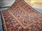 Handmade Afghan Kilim Rug – Geometric Tribal Design 285 x 203 cm