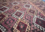 Handmade Afghan Kilim Rug – Geometric Tribal Design 285 x 203 cm