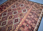 Handmade Afghan Kilim Rug – Geometric Tribal Design 285 x 203 cm
