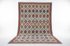 Handwoven Afghan Kilim Rug – 186x299 cm | Tribal Authentic Handmade Rug