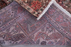 Collector’s Vintage Afghan Rug – 213x305 cm | Rare Animal & Bird Motif Wool Carpet