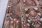 Collector’s Vintage Afghan Rug – 213x305 cm | Rare Animal & Bird Motif Wool Carpet