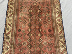 Handmade Afghan Runner Rug – 2.4x9.8ft Wool Carpet | Vintage Turkish-Inspired Tribal Geometric Hallway Rug by Nomad Weaves