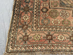 Handmade Afghan Wool Runner Rug – 5.5x11ft Carpet | Vintage Caucasian Kazak Geometric Oriental by Nomad Weaves