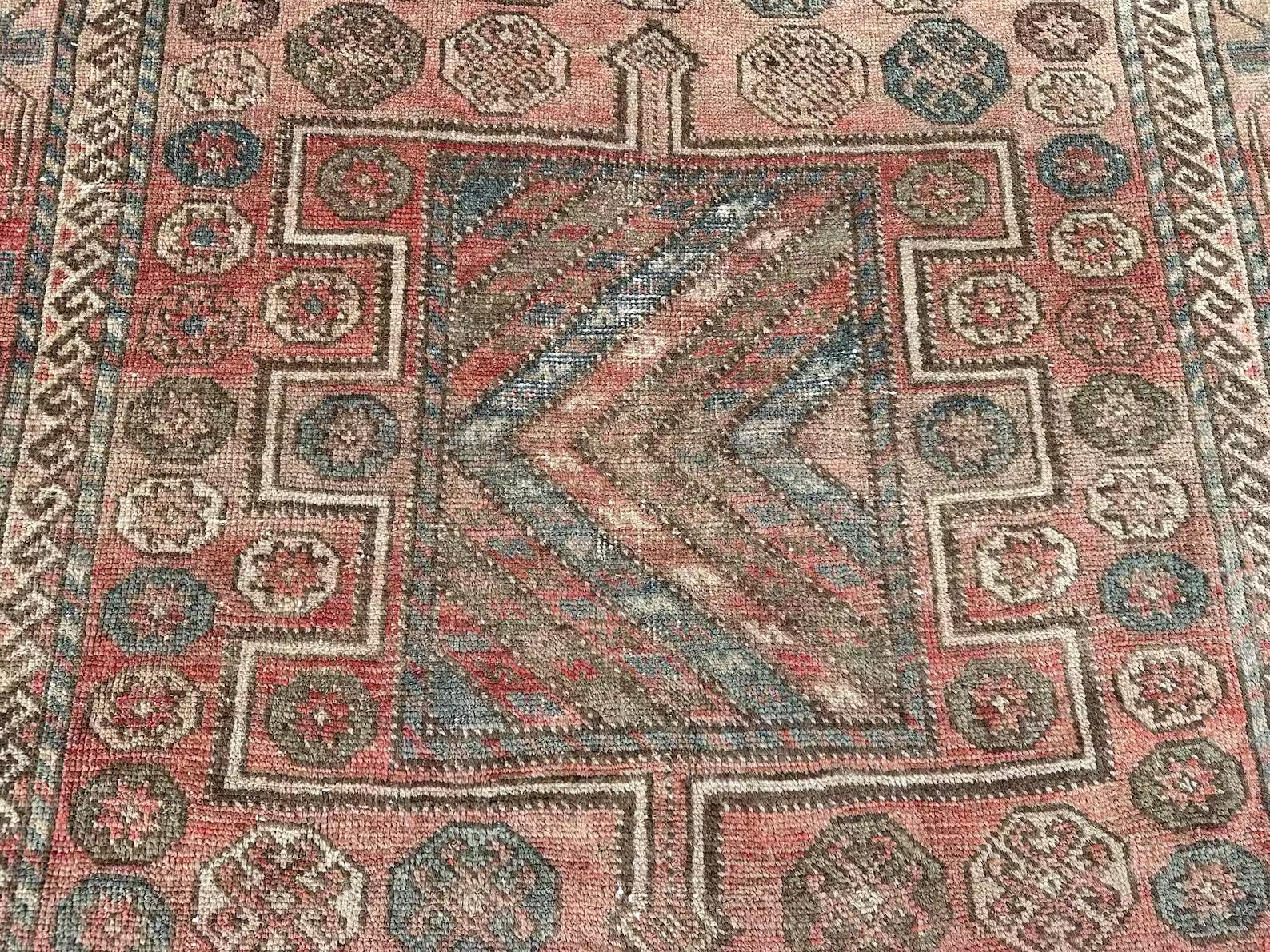 Handmade Afghan Wool Runner Rug – 5.5x11ft Carpet | Vintage Caucasian Kazak Geometric Oriental by Nomad Weaves