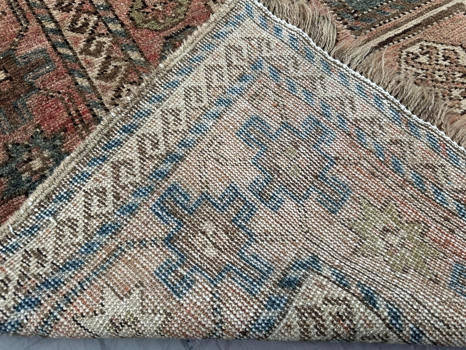 Handmade Afghan Wool Runner Rug – 5.5x11ft Carpet | Vintage Caucasian Kazak Geometric Oriental by Nomad Weaves