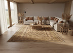 Large Afghan Kilim Rug 287 × 467 cm – Handwoven Wool Flatweave | Neutral Tribal Geometric Carpet | 9.4 × 15.3 ft