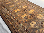 Handmade Afghan Kilim Rug – Oversized 8x13ft Wool Carpet | Vintage Tribal Geometric Oriental Rug by Nomad Weaves