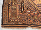 Handmade Afghan Kilim Rug – Oversized 8x13ft Wool Carpet | Vintage Tribal Geometric Oriental Rug by Nomad Weaves