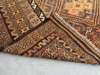 Handmade Afghan Kilim Rug – Oversized 8x13ft Wool Carpet | Vintage Tribal Geometric Oriental Rug by Nomad Weaves
