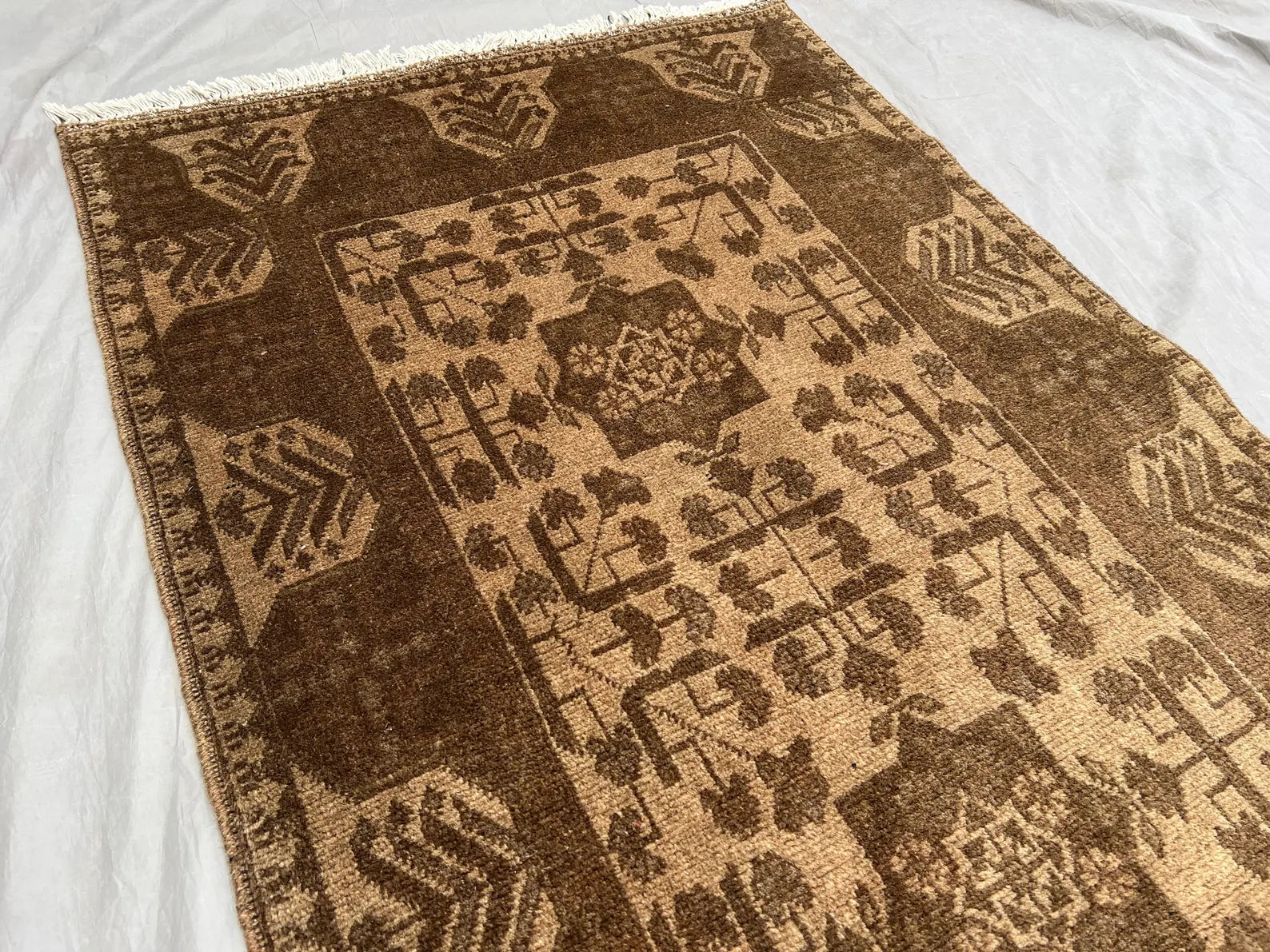Handmade Afghan Runner Rug – 3x10ft Wool Carpet | Vintage Turkoman Bokhara Tribal Hallway Rug by Nomad Weaves