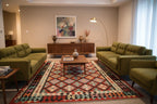 Handmade Afghan Kilim  Rug 206 × 300 cm – 6’9× 9’10 | Boho Tribal Flatweave | Multicolour Geometric Design