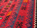 Authentic Handmade Afghan Kilim Rug – 256 x 409 cm | Large Tribal Wool Kilim