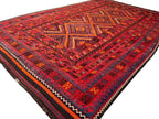 Authentic Handmade Afghan Kilim Rug – 256 x 409 cm | Large Tribal Wool Kilim