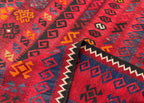 Authentic Handmade Afghan Kilim Rug – 256 x 409 cm | Large Tribal Wool Kilim