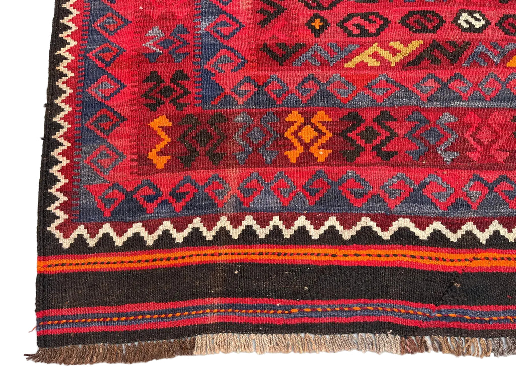 Authentic Handmade Afghan Kilim Rug – 256 x 409 cm | Large Tribal Wool Kilim